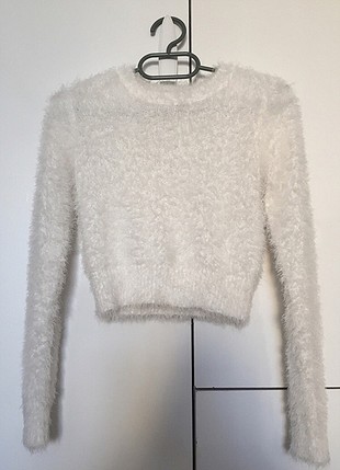 H&M yumoş crop kazak