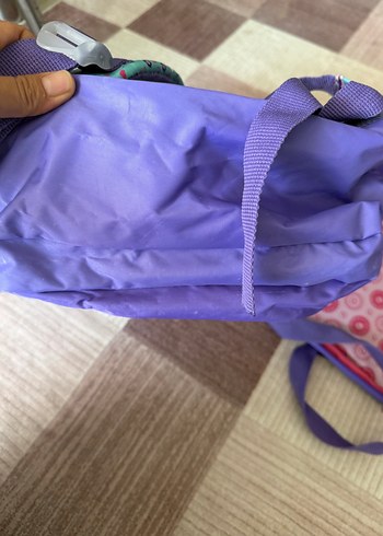 Beden Renk Mor ve pastel renkli çocuk okul çantası markalı ürün hiç bir