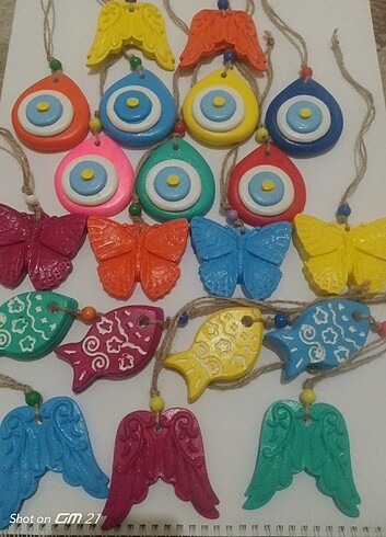 Bahçe süsü balkon süsü duvar süsü nazar boncuğu süs  - Görsel 5