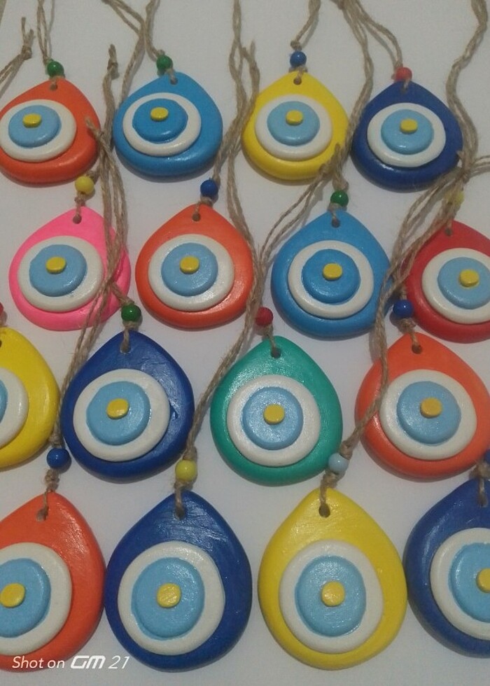 Bahçe süsü balkon süsü duvar süsü nazar boncuğu süs  - Görsel 4