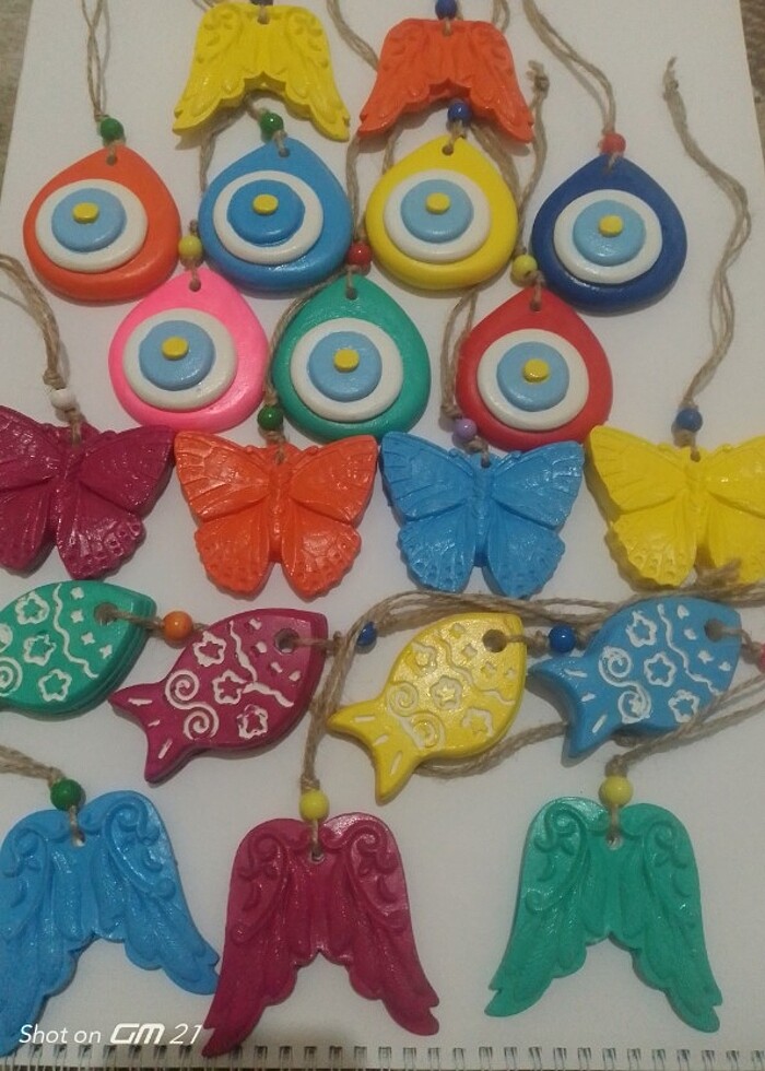 Bahçe süsü balkon süsü duvar süsü nazar boncuğu süs  - Görsel 5