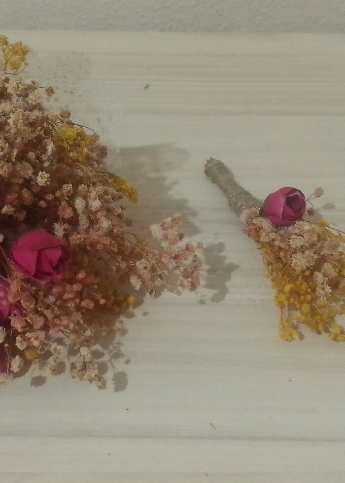 Gelin çiçeği damat yaka çiçeği  - Görsel 4