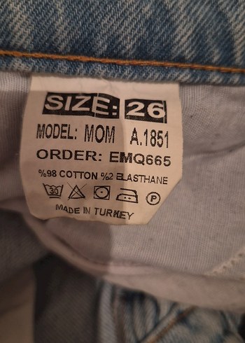 açık mavi Yırtık Detaylı Kadın Kot Pantolon - Görsel 6