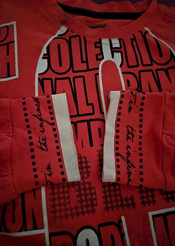 kız Çocuk Baskılı Sweatshirt - Görsel 4