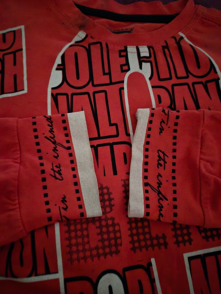 kız Çocuk Baskılı Sweatshirt - Görsel 4