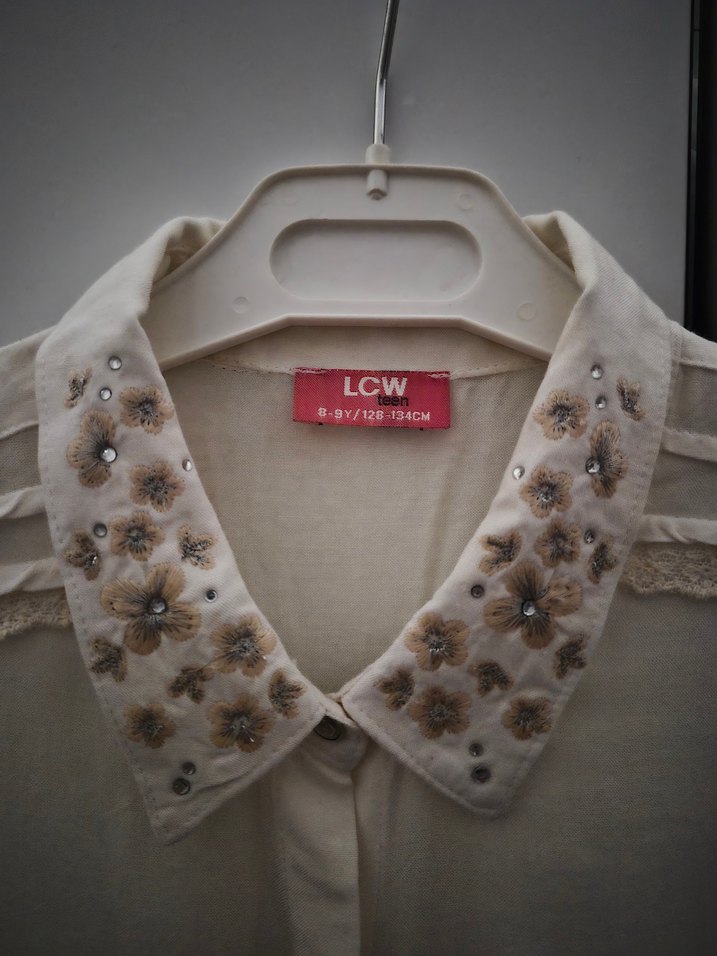 Düğmeli, Yakalı, Uzun Kollu çocuk Gömlek - Görsel 2