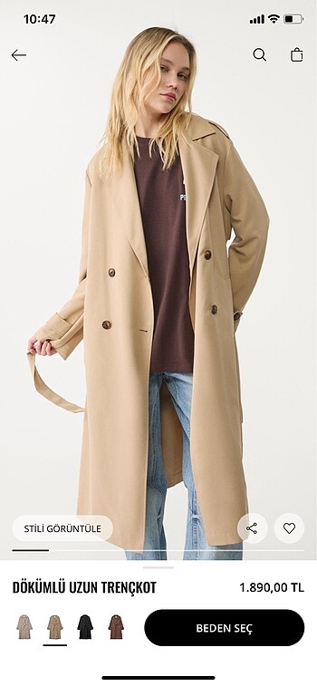Stradivarius Bir kaç kez giydim sadece