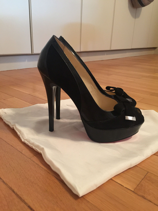 PRADA MODEL SİYAH PLATFORM