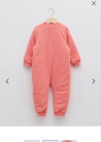 LC Waikiki Pembe Bebek Kız Tulumu