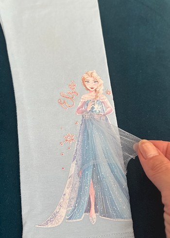 4 Yaş Beden Kız Çocuk Elsa tayt Takım