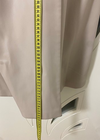 Bej kaban deri kaban uzun kaban honor kaban - Görsel 5