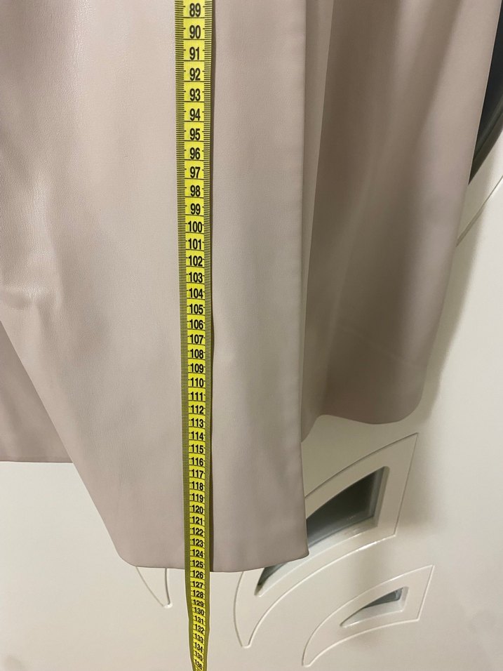 Bej kaban deri kaban uzun kaban honor kaban - Görsel 5