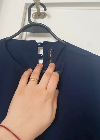 Uzun Lacivert tesettür şallı abaya - Görsel 4