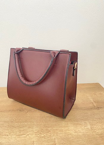 Bordo El kol Çantası - Görsel 3