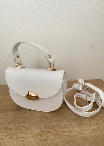 Beyaz omuz El Çantası - Görsel 3