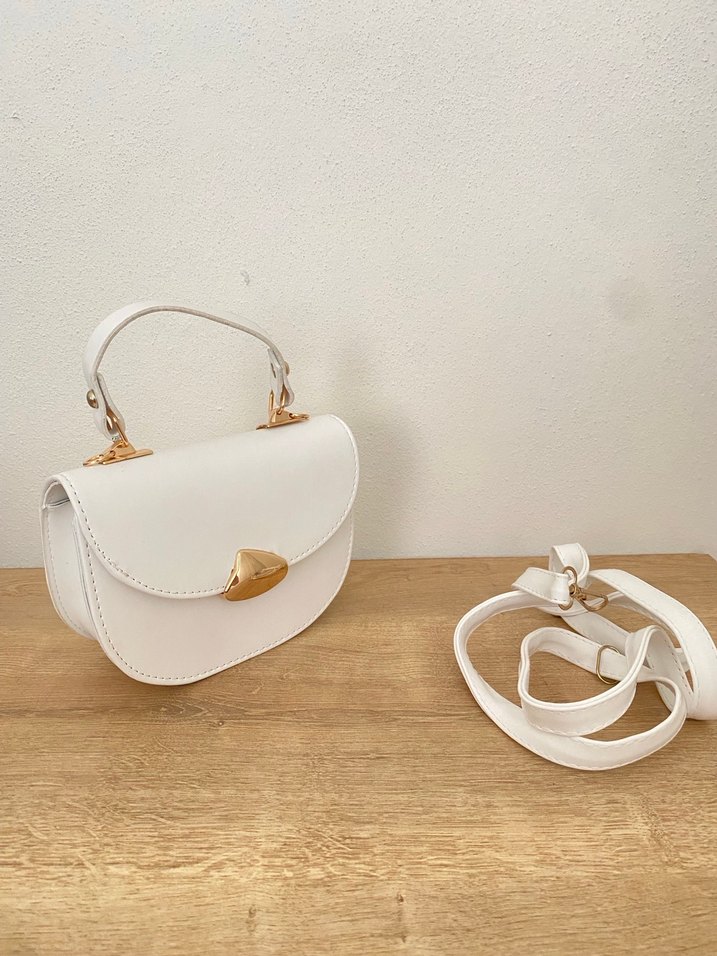 Beyaz omuz El Çantası - Görsel 2