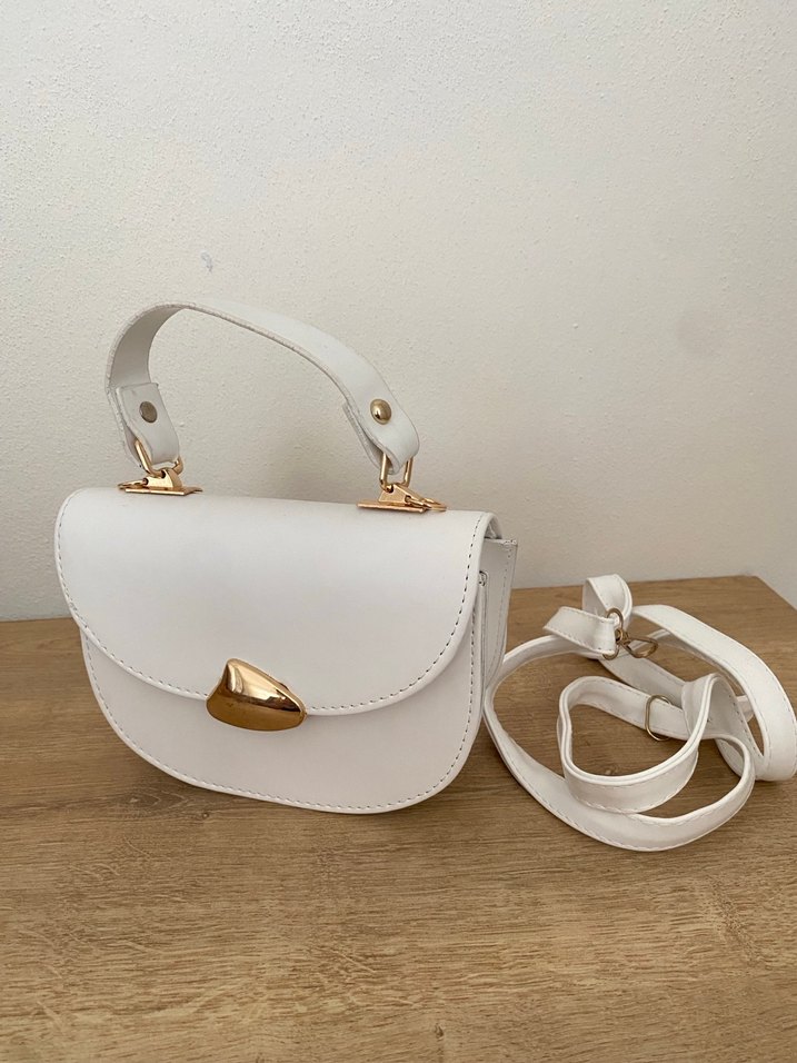 Beyaz omuz El Çantası - Görsel 3