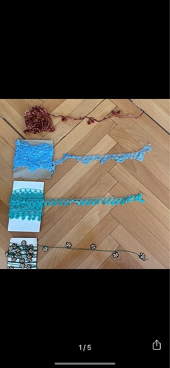 İğne oyası yazma kenarı