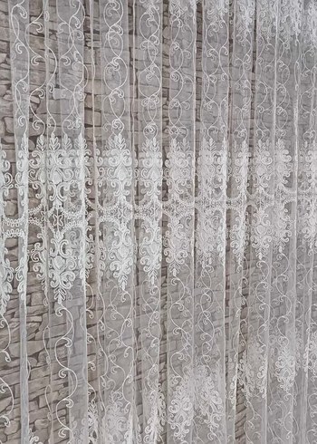 Brode  İşlemeli gramajli Tül perde - Görsel 3