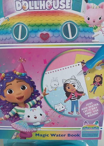 Walt Disney World Gabby Dollhouse Kalemli su ile boyama