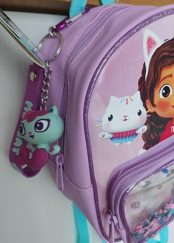 Beden mor Renk Gabby Dollhouse orjinal bavul ve çanta için anahtarlık