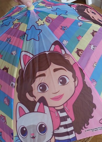 Gabby Dollhouse orjinal şemsiye Yurtdışından sıfır etiketli. - Görsel 5