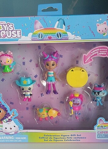 Gabby Dollhouse figür seti kedili sıfır paketli SON FİYATIDIR. 