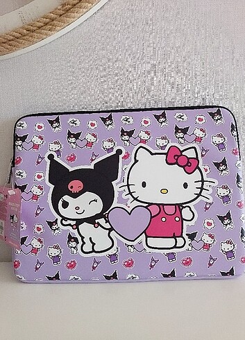 Hello kitty, Kuromi laptop çantası, Sleeve 14 inç.