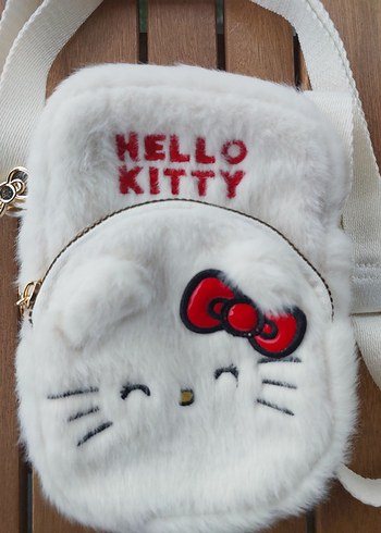 Hello Kitty Beyaz Hello Kitty Peluş OmuzÇantası