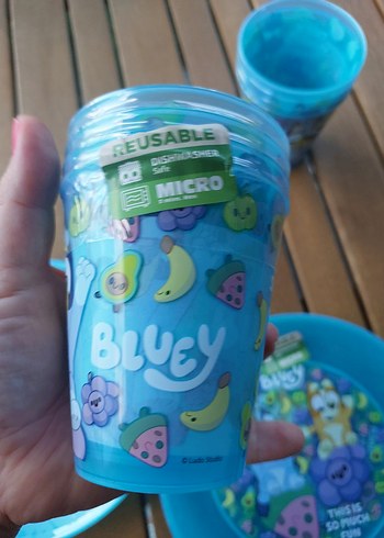 Nickelodeon Bluey Tabak ve Bardak Seti Yurtdışından