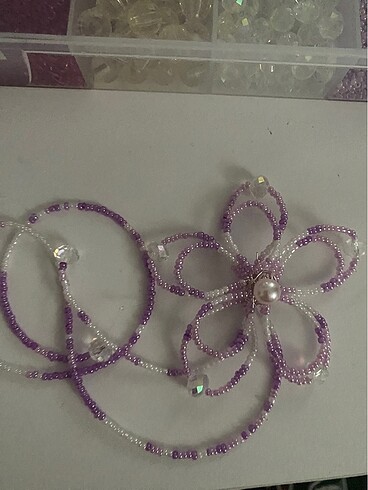 Boncuk Çiçek Choker