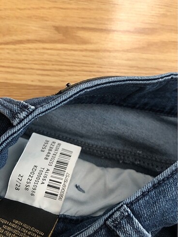 27 Beden mavi Renk Mavi jeans kot
