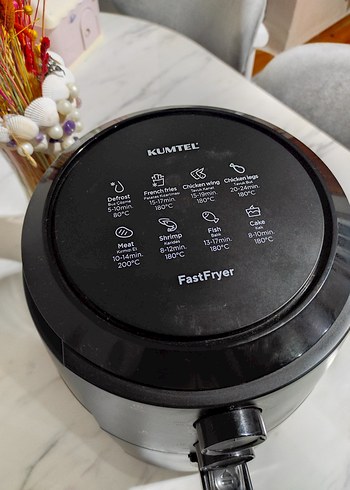 Siyah Havalı Fritöz ve Izgara - Görsel 3