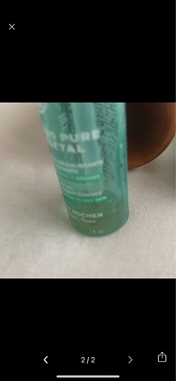 Yves Rocher yves rocher boş, çeyrek dolu şişeler
