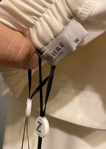 Zühre Beyaz bol Kadın şifon Pantolon