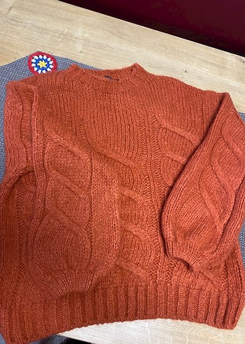 LC Waikiki LCW Casual Örgü Kahverengi Kadın Kazak