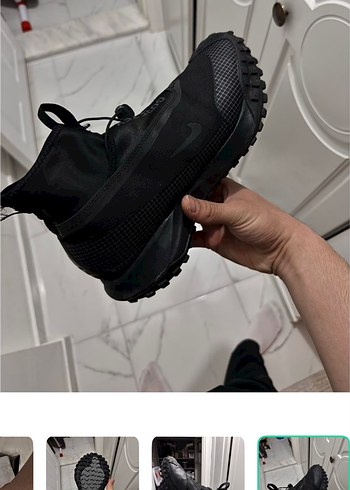 Nike Siyah Yuksek Bilekli Spor Ayakkabi
