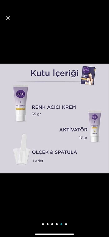 Diğer sesu tüy sarartıcı krem