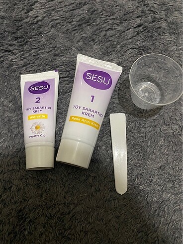 sesu tüy sarartıcı krem