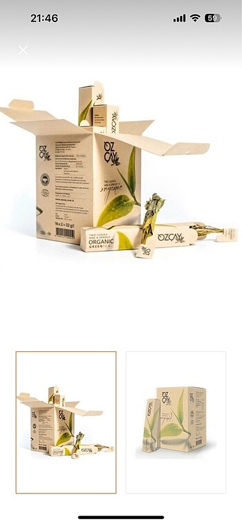 Organickid Organik yeşil çay
