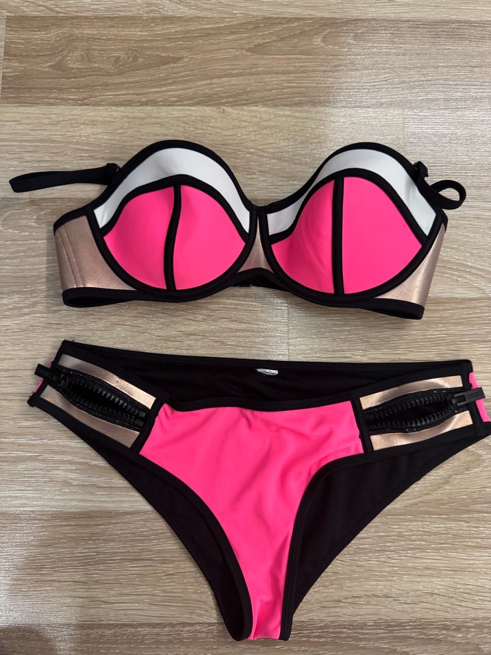Pembe Modern Mini Bikini Takımı - Görsel 5