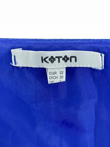 32 Beden mavi Renk Koton Kısa Elbise %70 İndirimli.