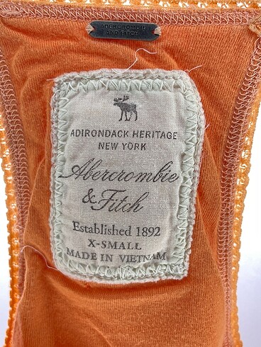 xs Beden turuncu Renk Abercrombie & Fitch Bluz %70 İndirimli.