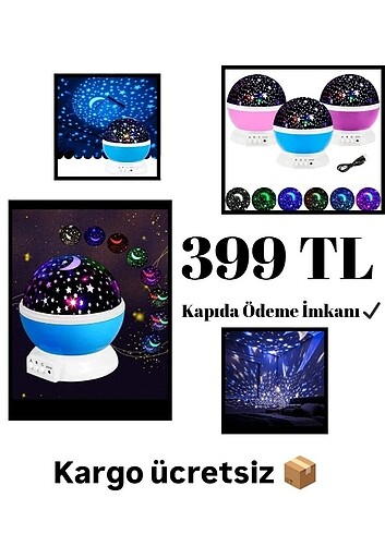 Gezegen gece lambası 