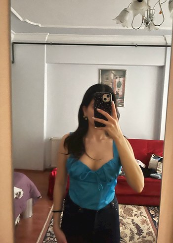 Mavi korse büstiyer - Görsel 5