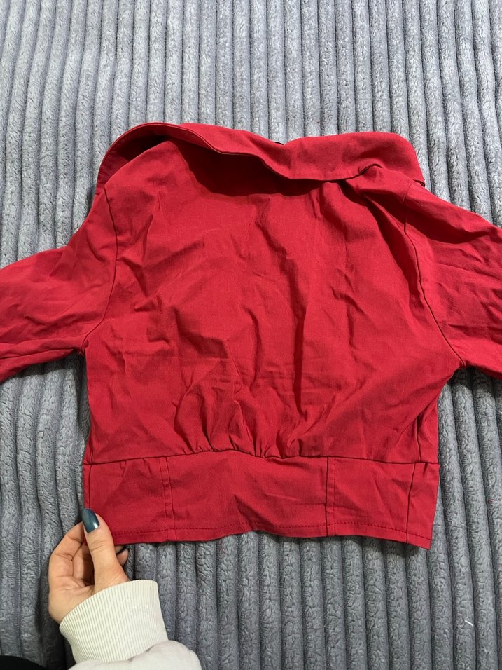 Kırmızı korse kadın gömlek - Görsel 4