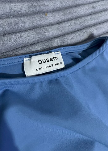 Mavi mini elbise - Görsel 2