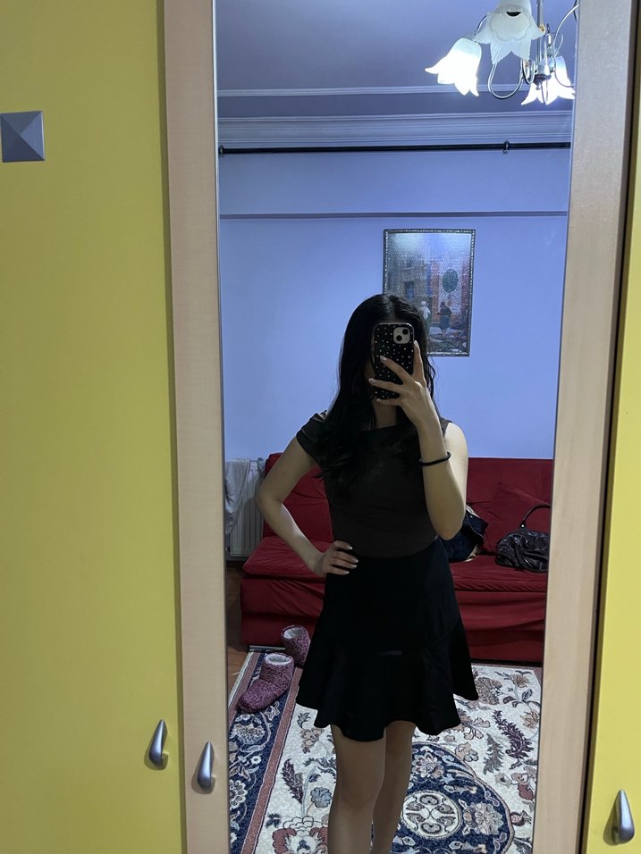 Zara Siyah Etek - Görsel 4