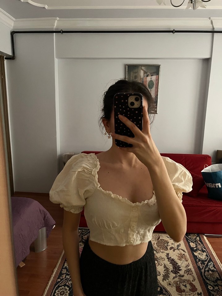 Koton Beyaz Bluz - Görsel 4