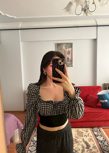 Zara crop bluz - Görsel 4